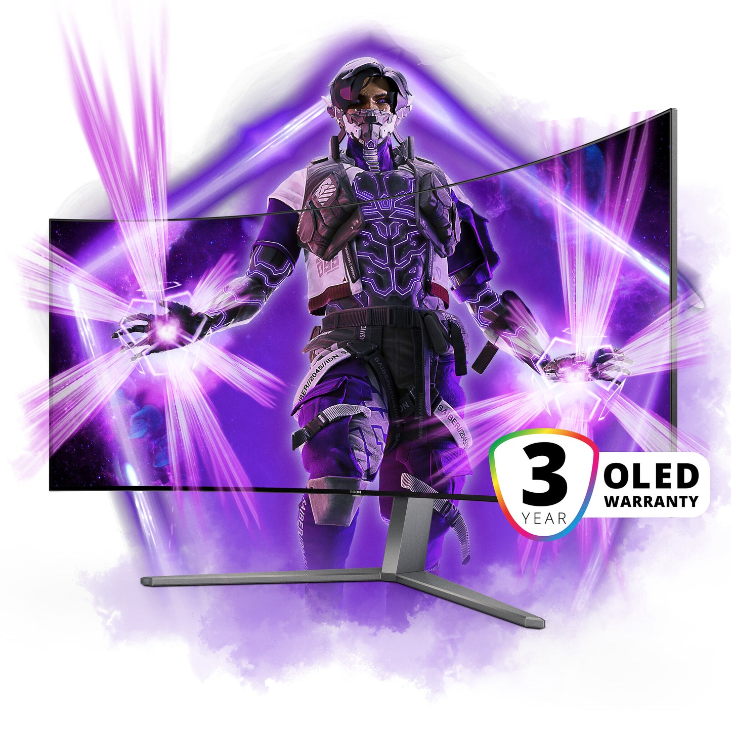 AOC AGON PRO AG456UCZD LED display 114,3 cm (45") 3440 x 1440 pixlar Wide Quad HD OLED Svart