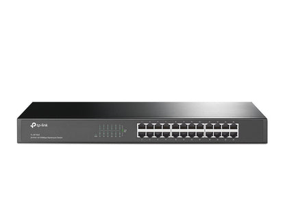 TP-Link TL-SF1024 Ohanterad Fast Ethernet (10/100) 1U Grå