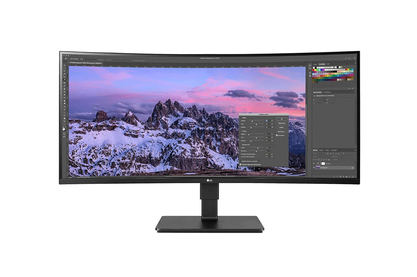 LG 35BN77CP-B.AEU platta pc-skärmar 88,9 cm (35") 3440 x 1440 pixlar Quad HD LED Svart