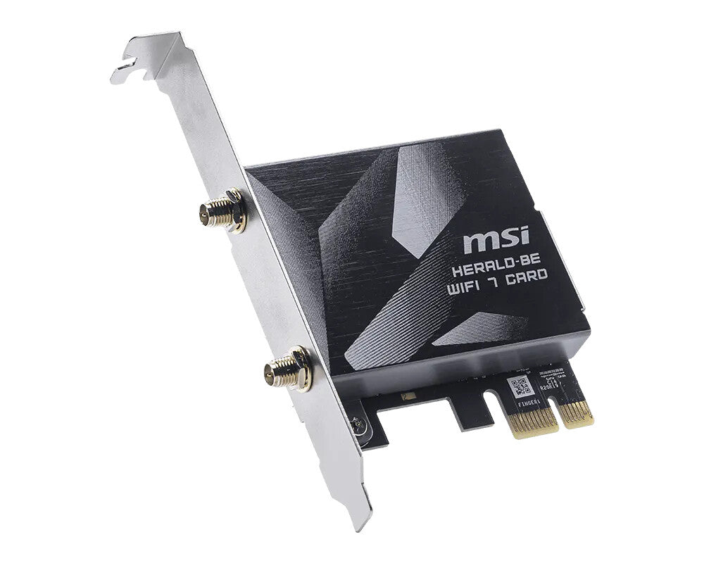 MSI Herald BE9400 WiFi7 PCIe-Card Intern WLAN / Bluetooth 5764 Mbit/s