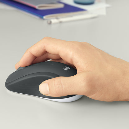 Logitech 920-008685 tangentbord Mus inkluderad Universal RF Trådlös QWERTY Amerikanskt internationellt Svart, Vit