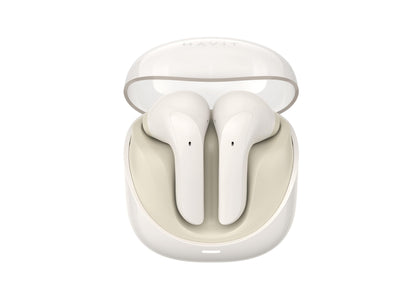 Havit 6939119079918 hörlur och headset Hörlurar Trådlös I öra Musik Bluetooth Beige