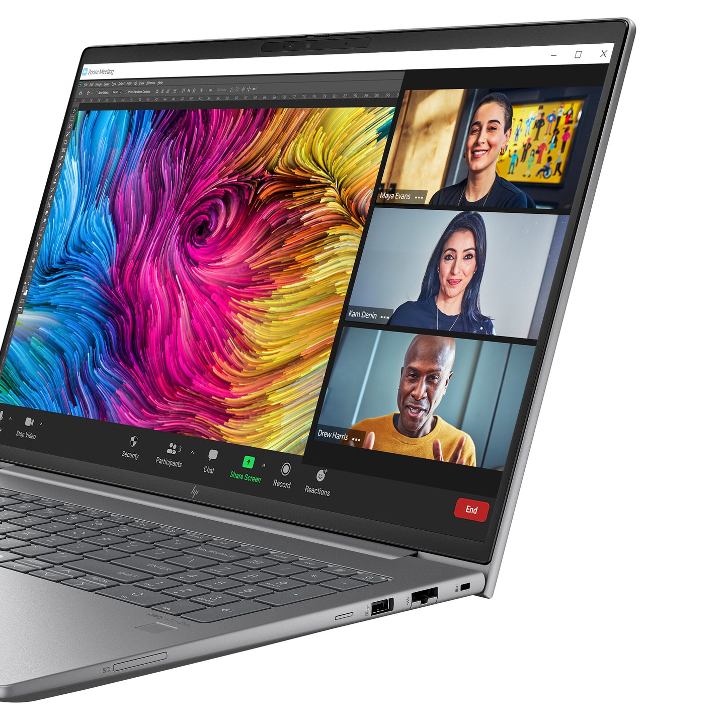 HP ZBook Power G11 A AMD Ryzen™ 9 8945HS Mobil arbetsstation 40,6 cm (16") WQXGA 64 GB DDR5-SDRAM 1 TB SSD Wi-Fi 6E (802.11ax) Windows 11 Pro AI PC Grå