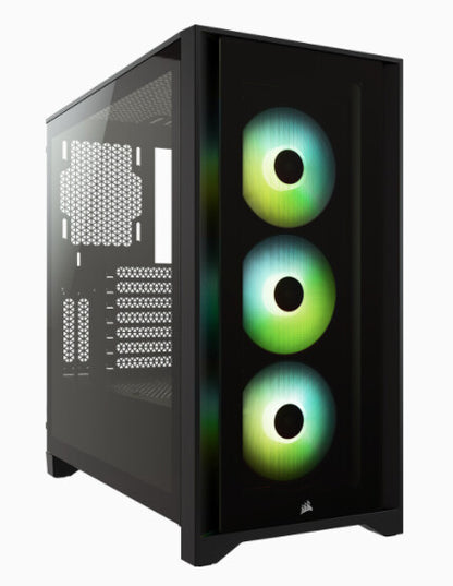 Corsair iCUE 4000X RGB Midi Tower Svart