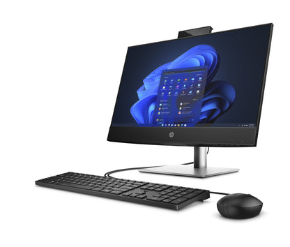 HP ProOne 440 G9 Intel® Core™ i3 i3-13100T 60,5 cm (23.8") 1920 x 1080 pixlar Allt-i-ett-dator 16 GB DDR4-SDRAM 512 GB SSD Wi-Fi 6E (802.11ax) Svart, Silver