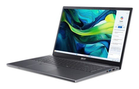 Acer Aspire NX.J1UEG.002 bärbara datorer Intel Core 7 150U Bärbar dator 43,9 cm (17.3") Full HD 16 GB DDR4-SDRAM 1 TB SSD NVIDIA GeForce RTX 2050 Wi-Fi 6E (802.11ax) Windows 11 Home tyska Grå