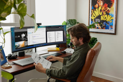 HP E45c G5 välvd DQHD skärm