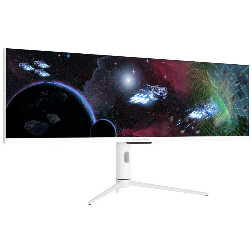 LC-Power LC-M44-DFHD-120 platta pc-skärmar 111,2 cm (43.8") 3840 x 1080 pixlar Double Full HD Vit