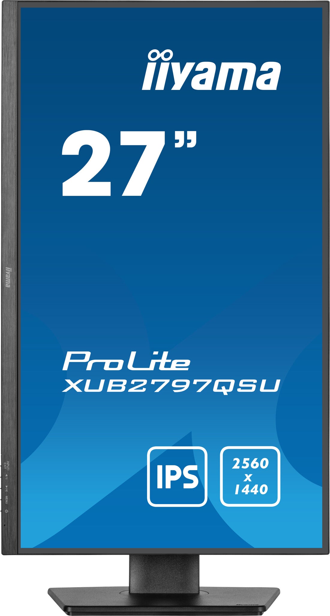 iiyama ProLite XUB2797QSU-B2 platta pc-skärmar 68,6 cm (27") 2560 x 1440 pixlar Quad HD LED Svart