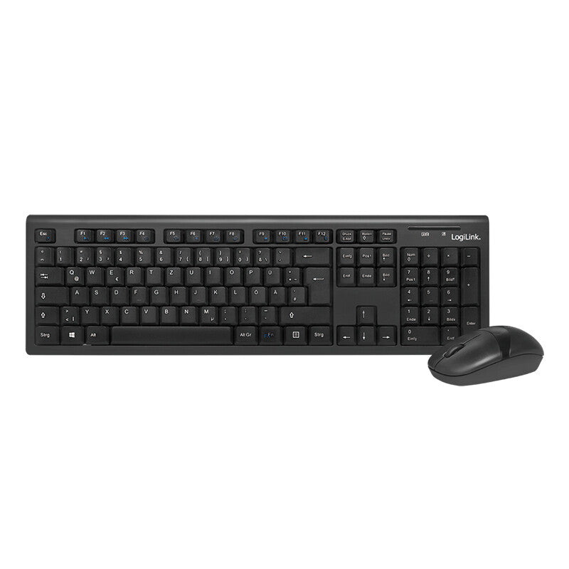 2Direct ID0104 tangentbord Mus inkluderad Hem / Kontor RF Trådlös QWERTZ tyska Svart