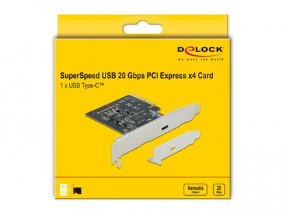 DeLOCK 89036 nätverkskort/adapters Intern PCIe, USB 3.2 Gen 2 (3.1 Gen 2)