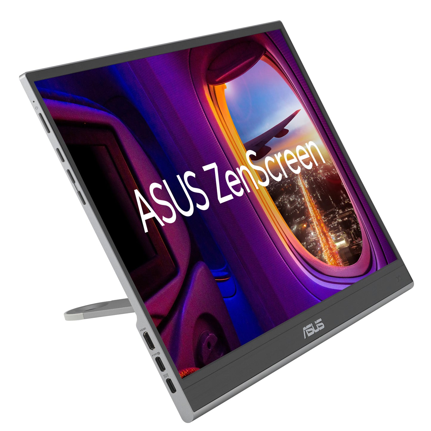 ASUS ZenScreen MQ16AHE platta pc-skärmar 39,6 cm (15.6") 1920 x 1080 pixlar Full HD OLED Silver