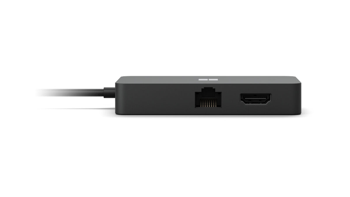 Microsoft Surface USB-C Travel Hub Kabel USB 3.2 Gen 2 (3.1 Gen 2) Type-C Svart