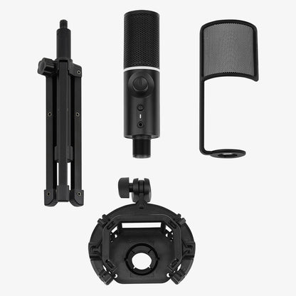 Streamplify MIC TRIPOD Svart Studiomikrofon