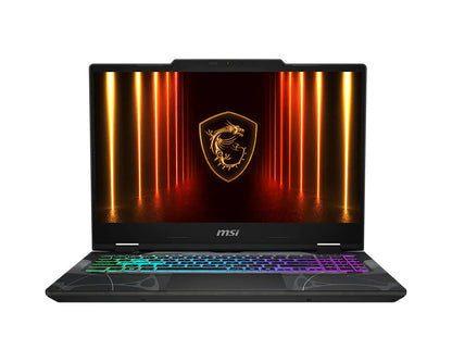 MSI Cyborg 15 B2RWFKG-401 Intel Core 7 240H Bärbar dator 39,6 cm (15.6") Full HD 16 GB DDR5-SDRAM 512 GB SSD NVIDIA GeForce RTX 5060 Laptop GPU Wi-Fi 6E (802.11ax) Windows 11 Home Svart