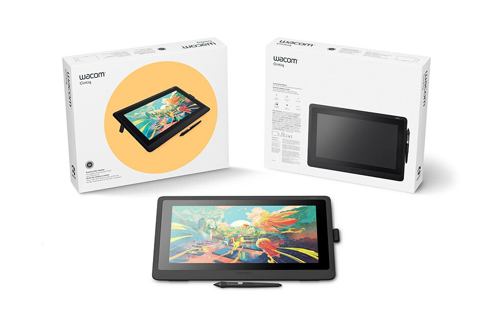 Wacom Cintiq 16 ritplattor Svart 5080 lpi 344,16 x 193,59 mm