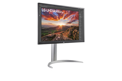 LG 27UP85NP-W platta pc-skärmar 68,6 cm (27") 3840 x 2160 pixlar 4K Ultra HD LED Silver