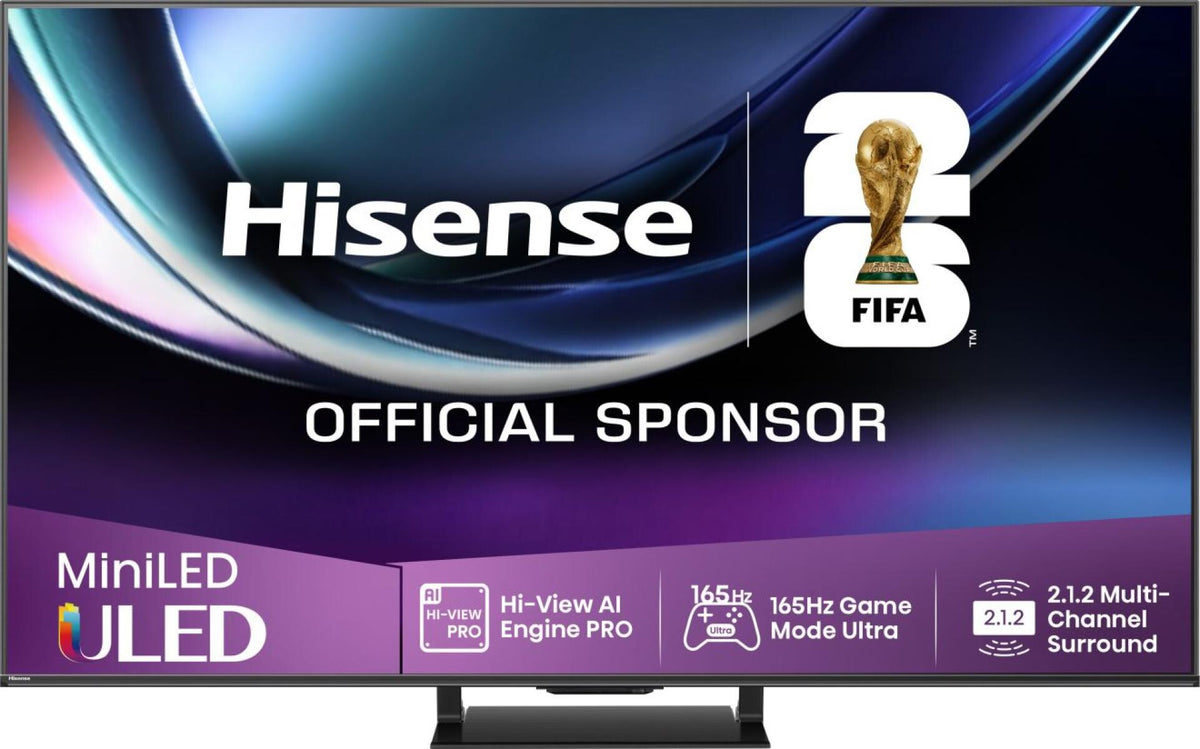 Hisense 55U7Q PRO 139,7 cm (55") 4K Ultra HD Smart-TV Wi-Fi Svart 500 cd/m²