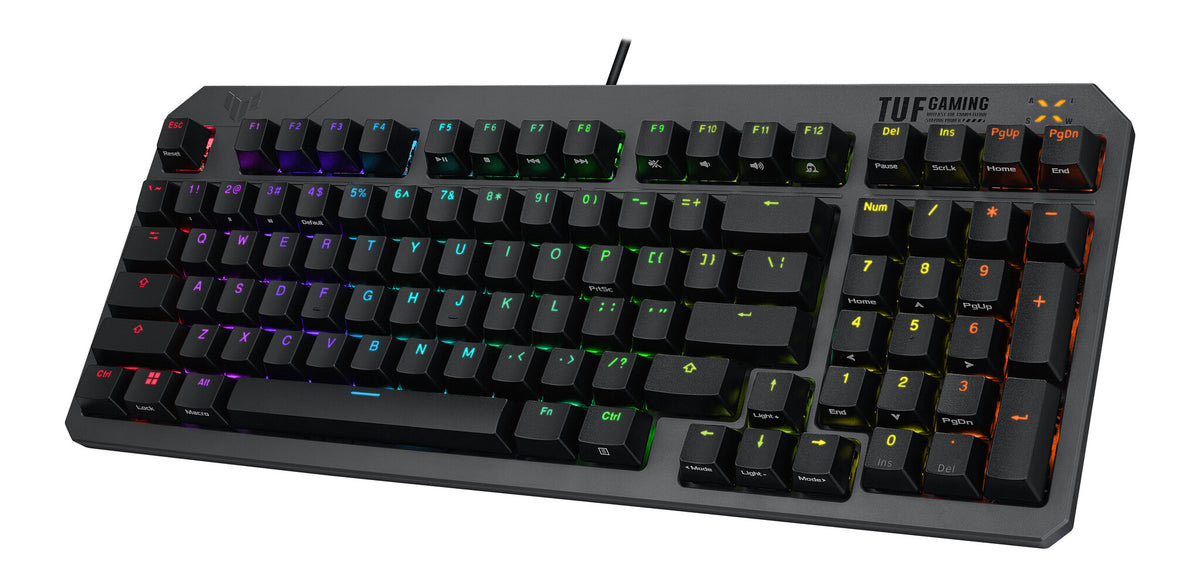 ASUS TUF Gaming K3 Gen II tangentbord Spela USB QWERTY Svart