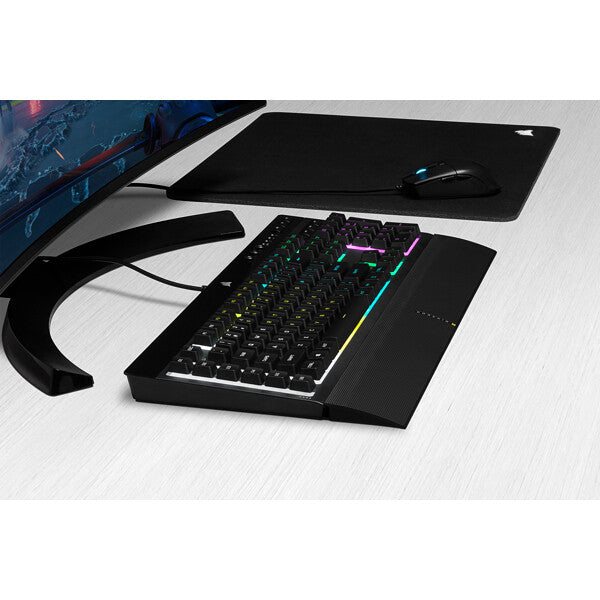 Corsair K55 RGB PRO tangentbord Spela USB QWERTY Engelska (USA) Svart