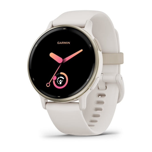 Garmin Vivoactive 5 3,05 cm (1.2") AMOLED 42 mm Digital 390 x 390 pixlar Pekskärm Vit Wi-Fi GPS