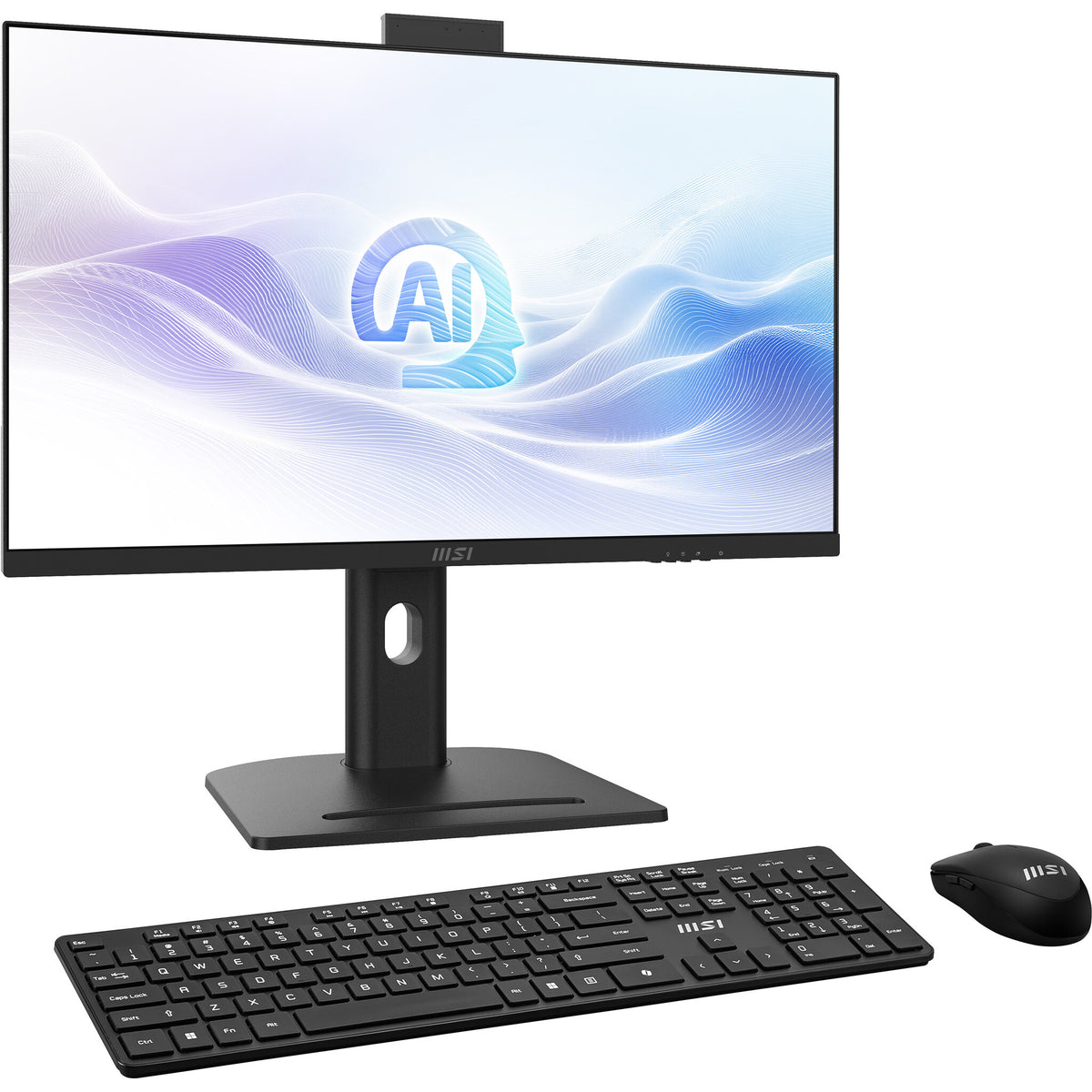 MSI Modern AM273QP AI 1UMG-221AT Intel Core Ultra 7 155H 68,6 cm (27") 2560 x 1440 pixlar Allt-i-ett-dator 32 GB DDR5-SDRAM 1 TB SSD Windows 11 Pro Wi-Fi 6E (802.11ax) Svart