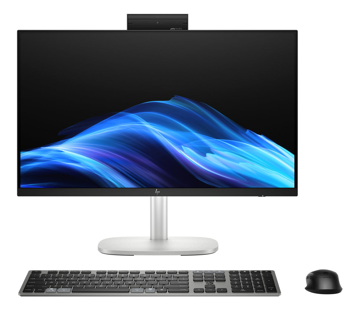HP EliteStudio 8 G1i AI Intel Core Ultra 5 235 60,5 cm (23.8") 1920 x 1080 pixlar Pekskärm Allt-i-ett-dator 16 GB DDR5-SDRAM 512 GB SSD Windows 11 Pro Wi-Fi 7 (802.11be) AI PC Silver