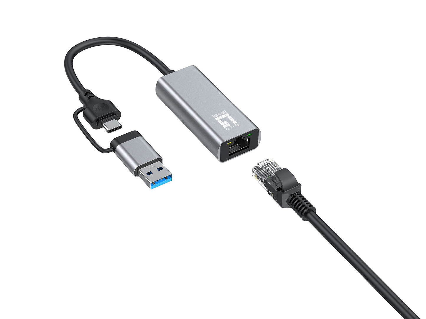 LevelOne USB-0423 nätverkskort Ethernet 2500 Mbit/s