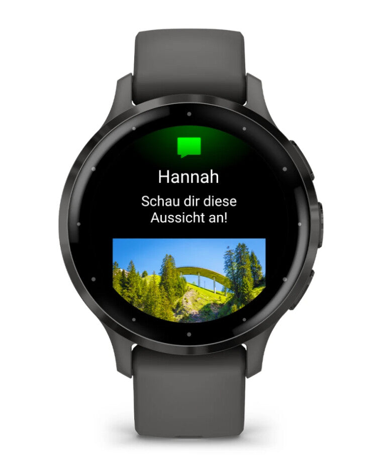 Garmin Venu 3S 3,05 cm (1.2") AMOLED 41 mm Digital 390 x 390 pixlar Pekskärm Grå Wi-Fi GPS