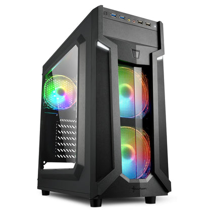 Sharkoon VG6-W RGB Midi Tower Svart