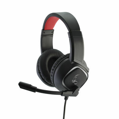 MediaRange MRGS301 hörlur och headset Kabel Huvudband Spela Svart, Röd