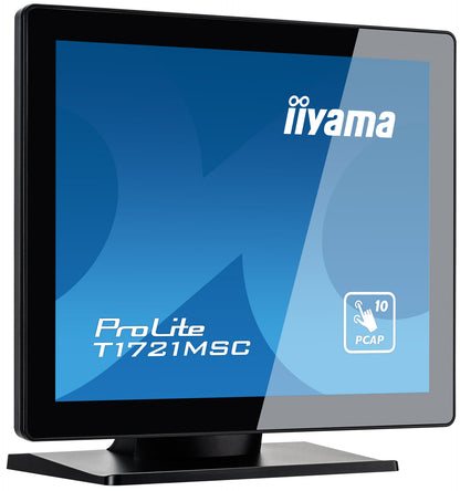 iiyama ProLite T1721MSC-B2 platta pc-skärmar 43,2 cm (17") 1280 x 1024 pixlar SXGA LED Pekskärm Bordsskiva Svart