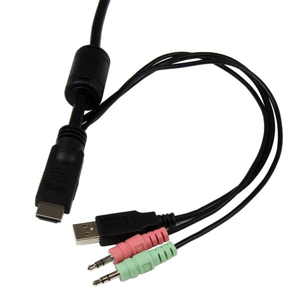 StarTech.com SV211HDUA KVM-switchar Svart