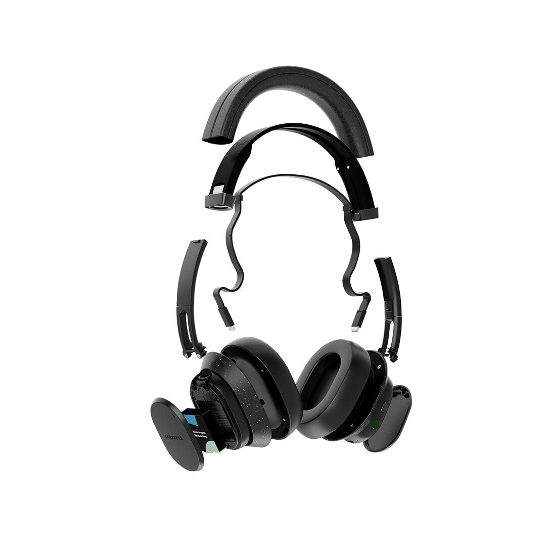 Fairphone Fairbuds XL Headset Trådlös Huvudband Samtal/musik USB Type-C Bluetooth Svart