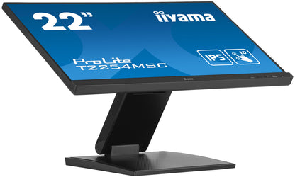 iiyama ProLite T2254MSC-B1AG platta pc-skärmar 54,6 cm (21.5") 1920 x 1080 pixlar Full HD LED Pekskärm Svart