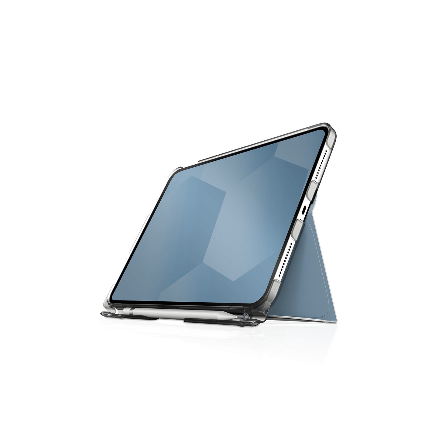 STM STM-222-383KX-03 iPad-fodral 27,7 cm (10.9") Folio Blå, Transparent