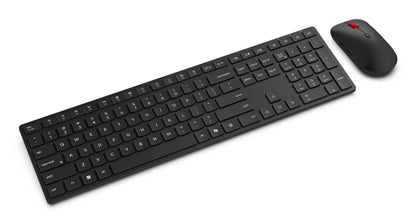Lenovo 4X31S04814 tangentbord Mus inkluderad Kontor Trådlös RF + Bluetooth tyska Svart