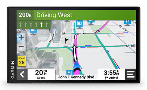 Garmin DriveSmart 76 navigatorer Fast 17,8 cm (7") TFT Pekskärm 239,6 g Svart
