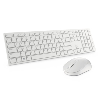 DELL Pro tangentbord och mus – KM5221W - USA internationell (QWERTY) - vit