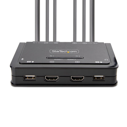 StarTech.com C2-DH46-UA2-CBL-KVM KVM-switchar Svart