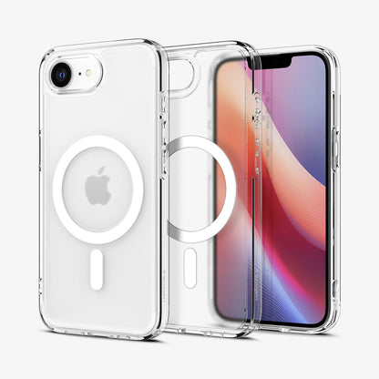 Spigen Ultra Hybrid (MagFit) mobiltelefonfodral 15,5 cm (6.1") Mobilskal Vit