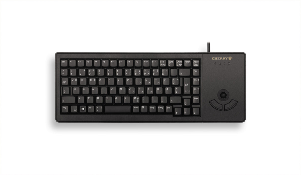 CHERRY XS Trackball G84-5400 tangentbord Kontor USB QWERTZ tyska Svart
