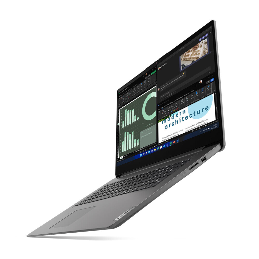 Lenovo V17 G4 IRU Intel® Core™ i5 i5-13420H Bärbar dator 43,9 cm (17.3") Full HD 16 GB DDR4-SDRAM 512 GB SSD Wi-Fi 6 (802.11ax) Windows 11 Home tyska Grå
