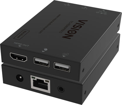 Vision HDMI-over-IP Receiver AV-mottagare Svart