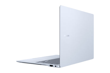 Samsung Galaxy Book4 Edge NP940XMAA-EXP Qualcomm Snapdragon X1E-80-100 Bärbar dator 35,6 cm (14") Pekskärm WQXGA+ 16 GB LPDDR5x-SDRAM 512 GB eUFS Wi-Fi 7 (802.11be) Windows 11 Home Blå