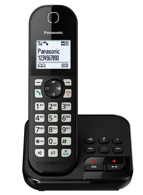 Panasonic KX-TGC460GB telefoner DECT-telefon Namn och uppringnings-ID Svart
