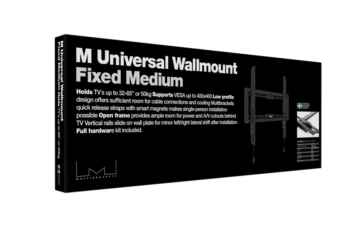 Multibrackets 1008 tv-fäste 165,1 cm (65") Svart