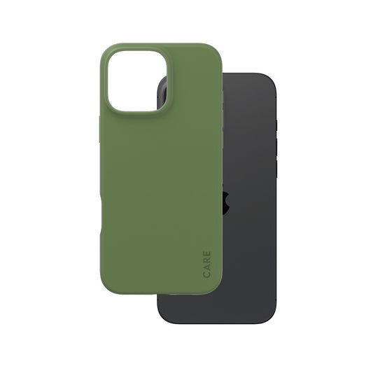 PanzerGlass CARE by ® Fashionable Case Green iPhone 16 Pro Max mobiltelefonfodral Omslag Grön