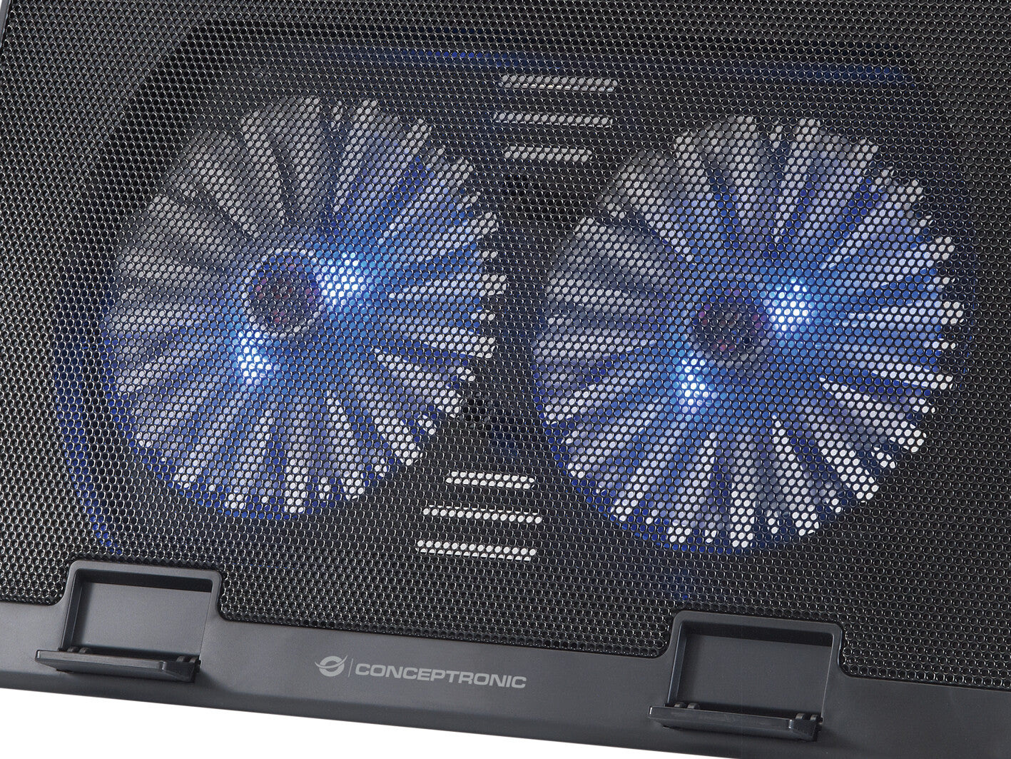 Conceptronic THANA02B kylningsdynor för bärbara datorer 43,2 cm (17") Svart