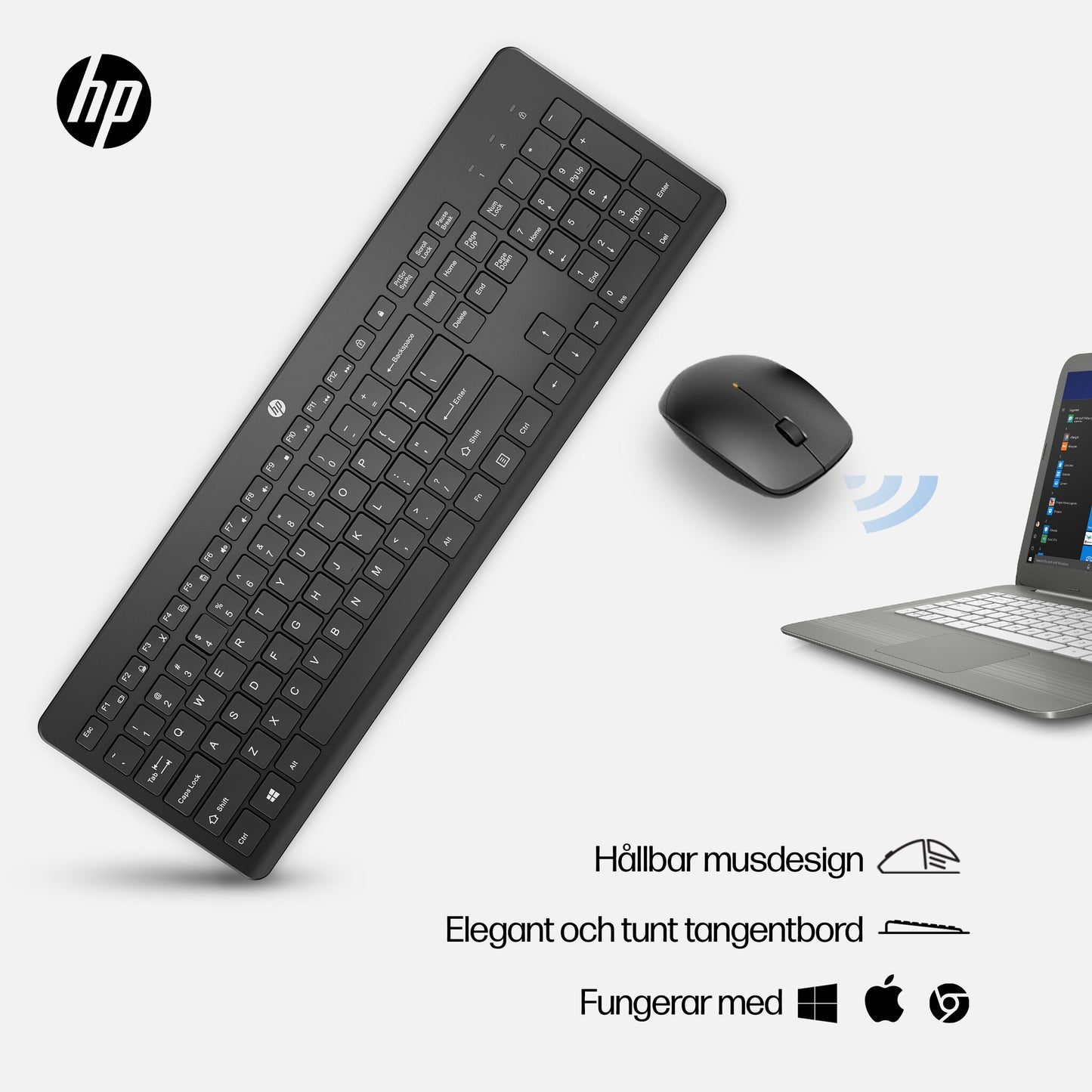 HP 230 trådlös mus och tangentbord kombinerat